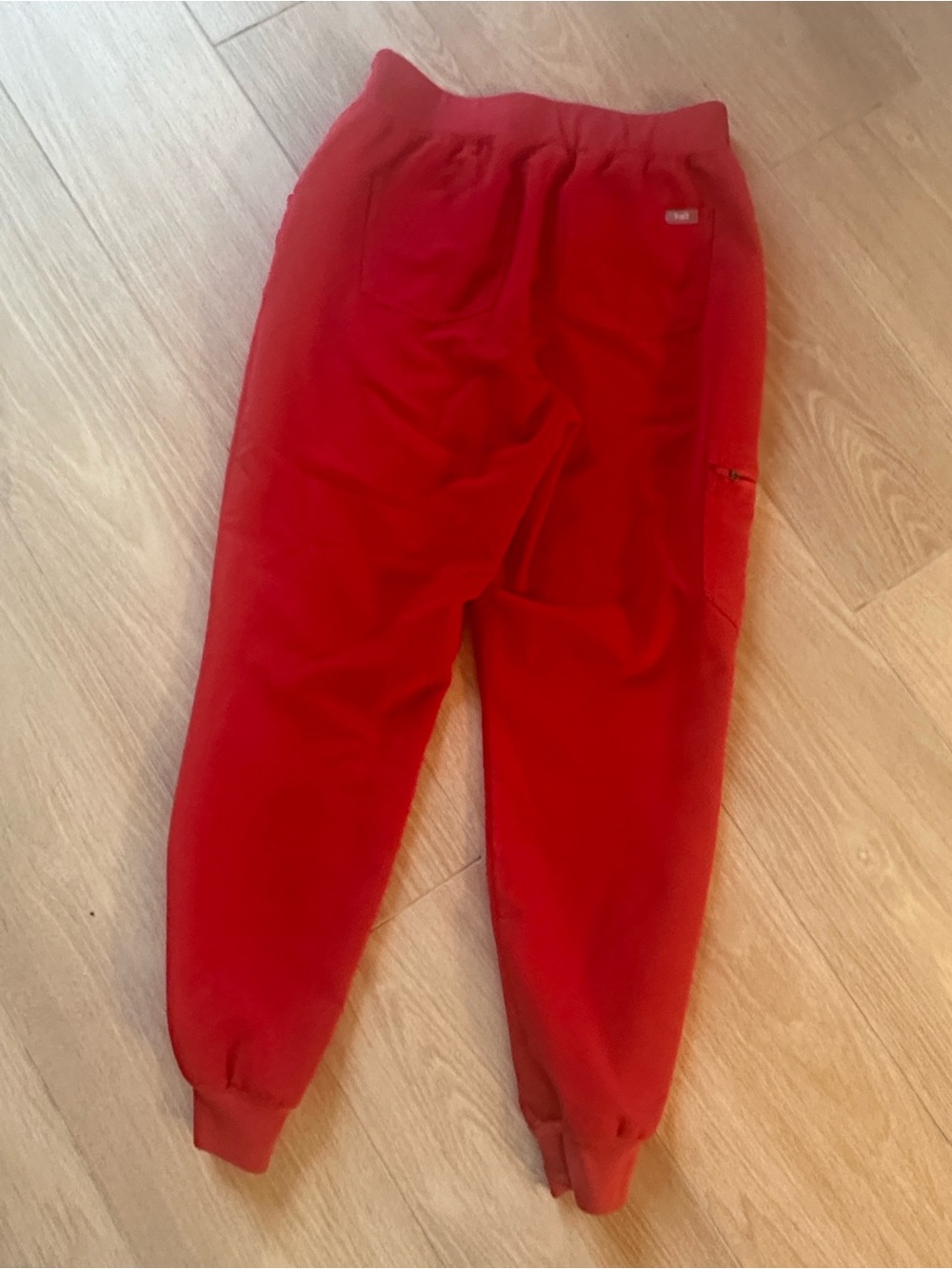 Figs Bright Red Scrub pants- Vibrant Professional - Picture 2 of 3